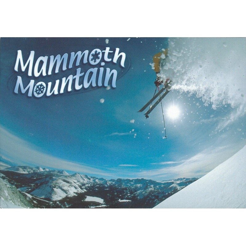 Mammoth Ski Jump Winter Postcard-QTY=50