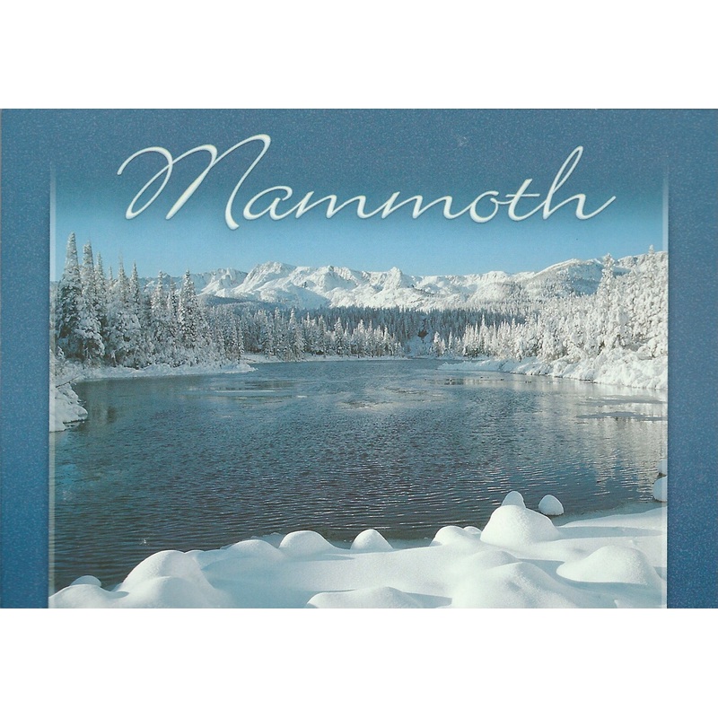 Mammoth Winter Lake Postcard-QTY=50