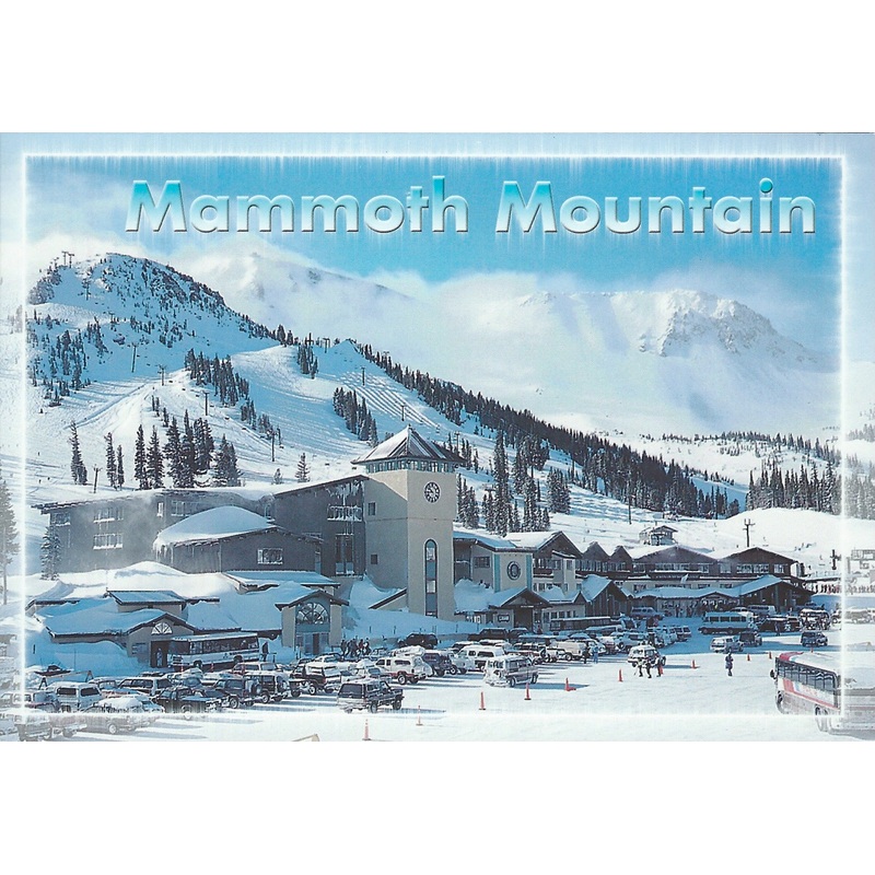 Mammoth Winter Ski Resort Postcard-QTY=50