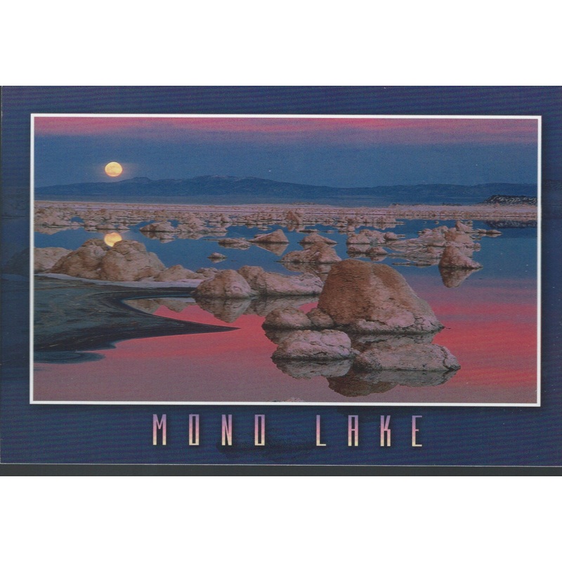 Mono Lake Moon Postcard-QTY=50