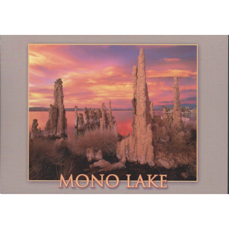 Mono Lake Red Sky Postcard-QTY=50