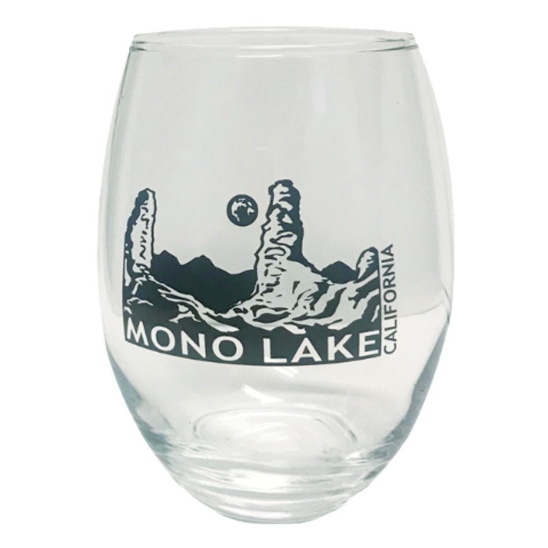 Mono Lake Stemless Wine Glass