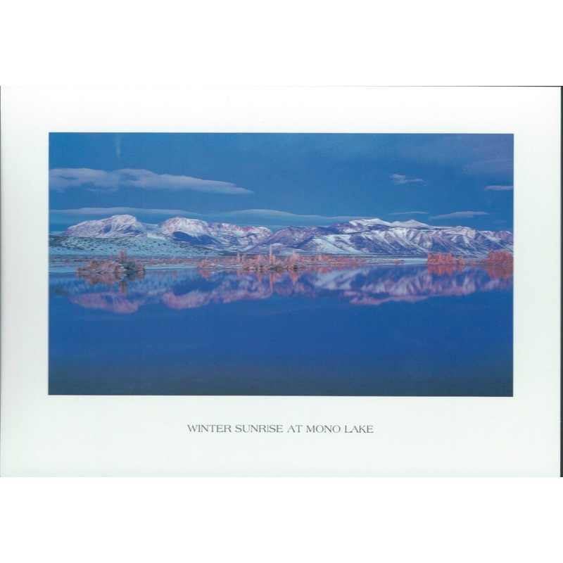 Mono Lake Winter Sunrise Postcard-QTY=50