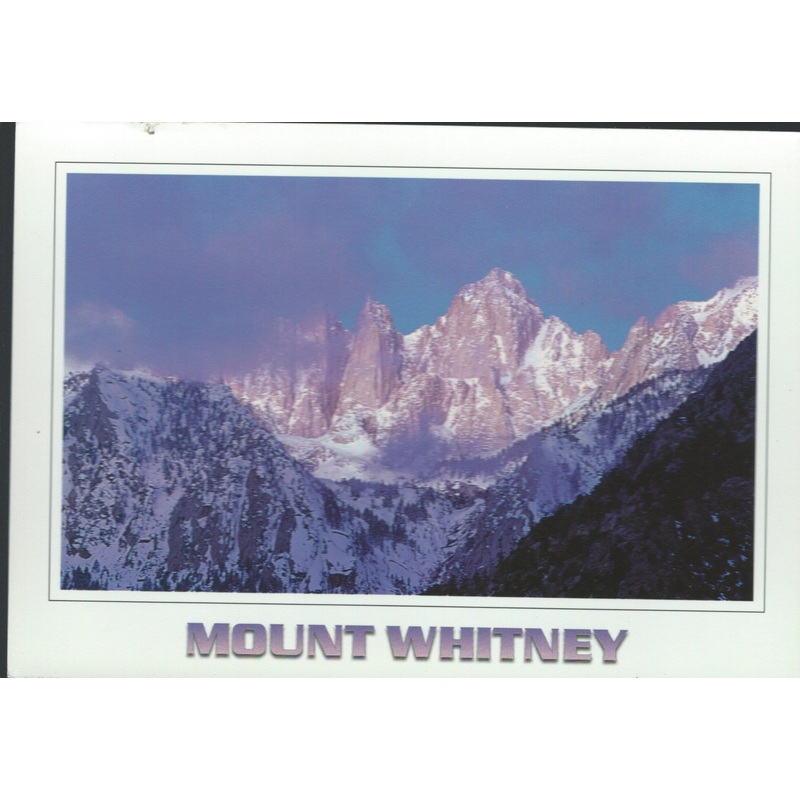 Mount Whitney Postcard-QTY=50