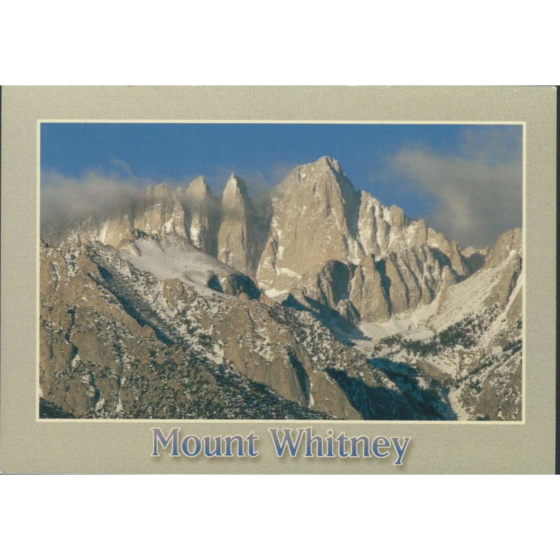 Mt. Whitney Big Postcard-QTY=50