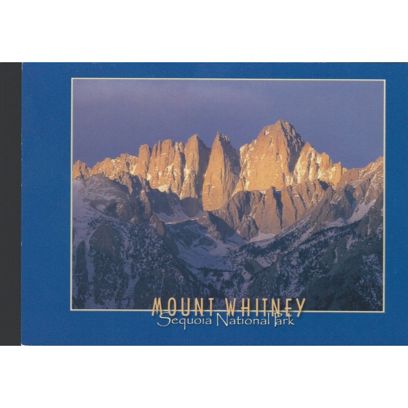 Mt. Whitney Blue Postcard-QTY=50