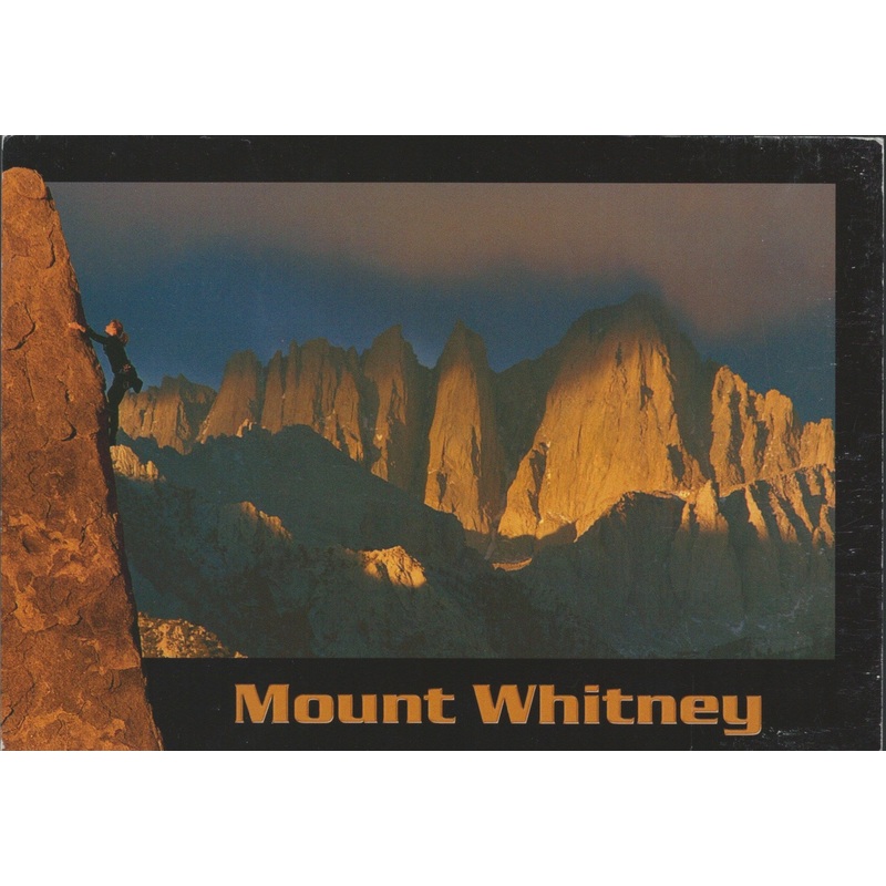 Mt. Whitney Climber Postcard-QTY=50
