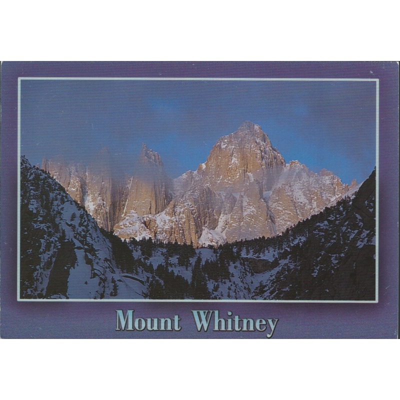 Mt. Whitney Clouds Postcard-QTY=50