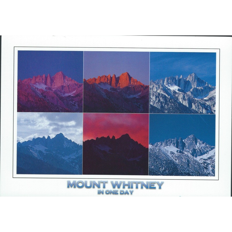 Mt. Whitney In One Day Postcard-QTY=50