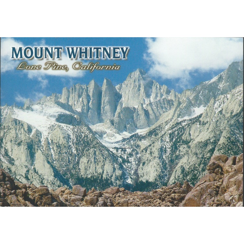 Mt. Whitney Lone Pine Postcard-QTY=50