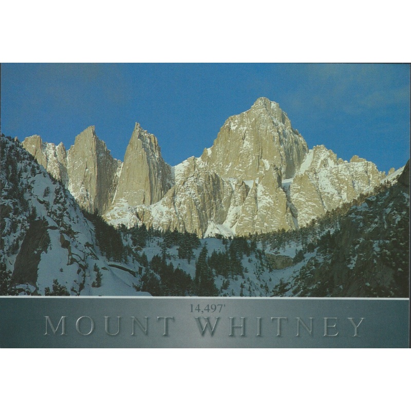 Mt. Whitney Shadow Postcard-QTY=50