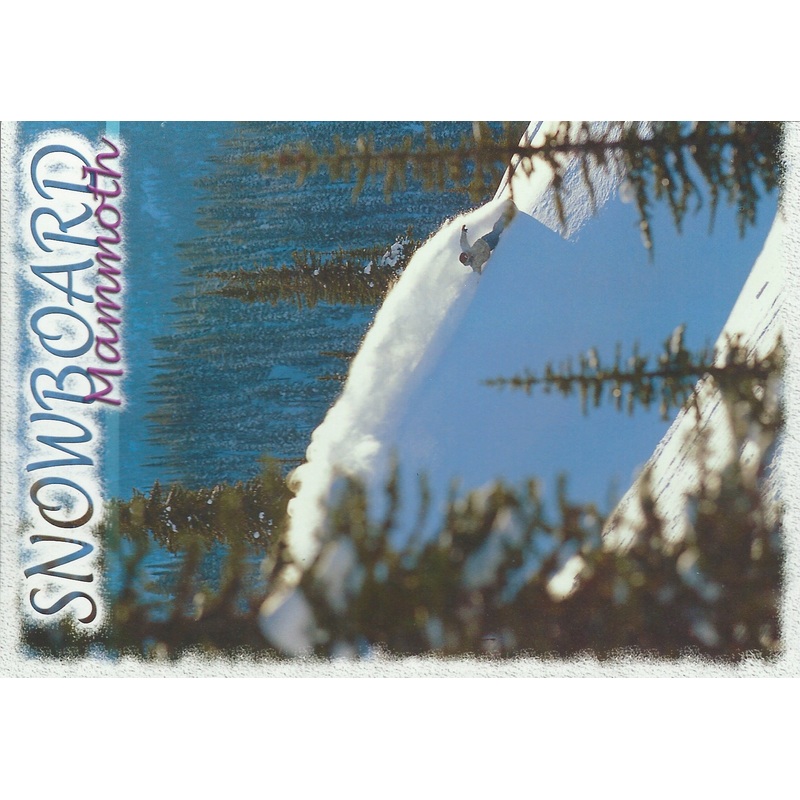 Snowboard Mammoth Postcard-QTY=50