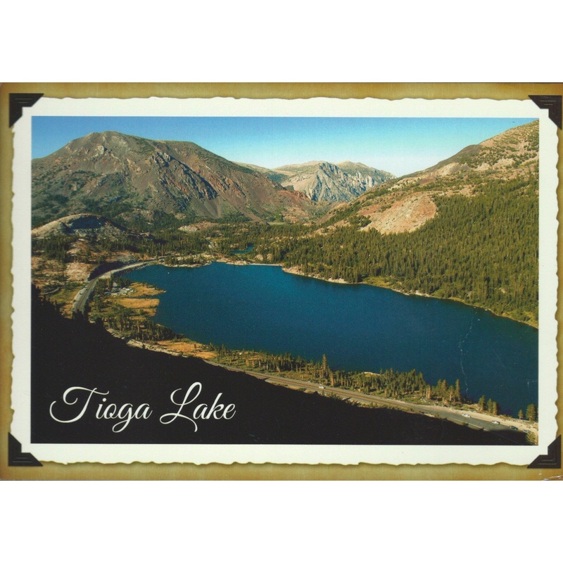 Tioga Lake Aerial Postcard-QTY=50