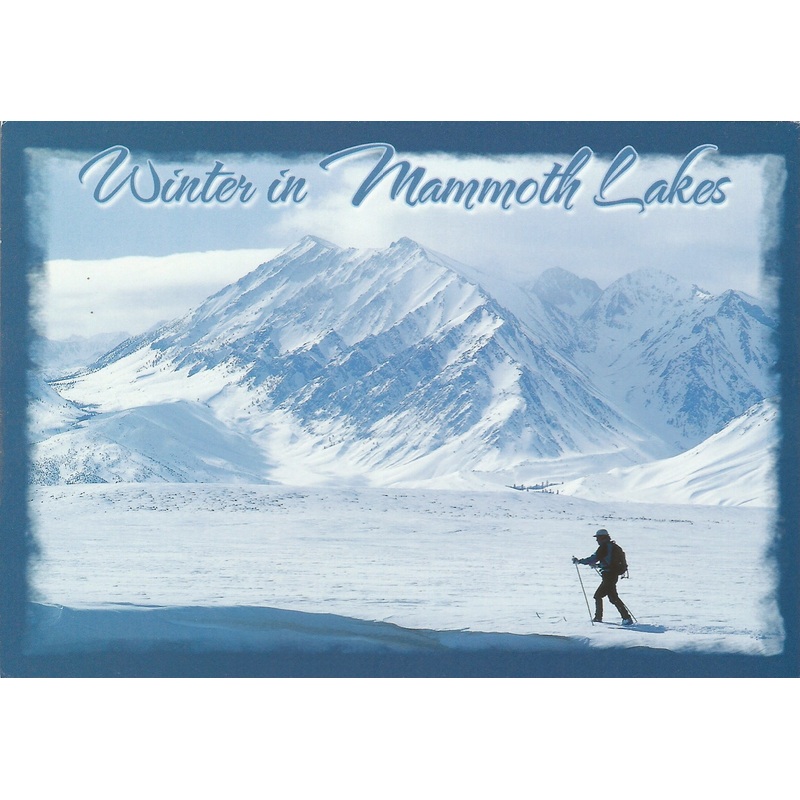 Winter In Mammoth Lakes Postcard-QTY=50