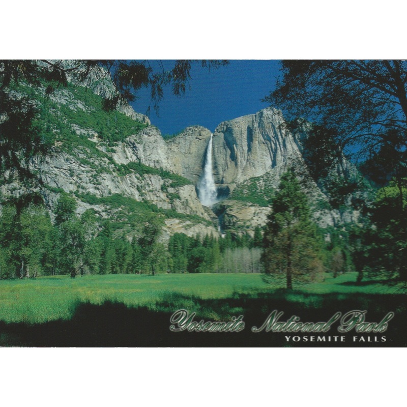 Yosemite Falls Wide Shot Postcard-QTY=50