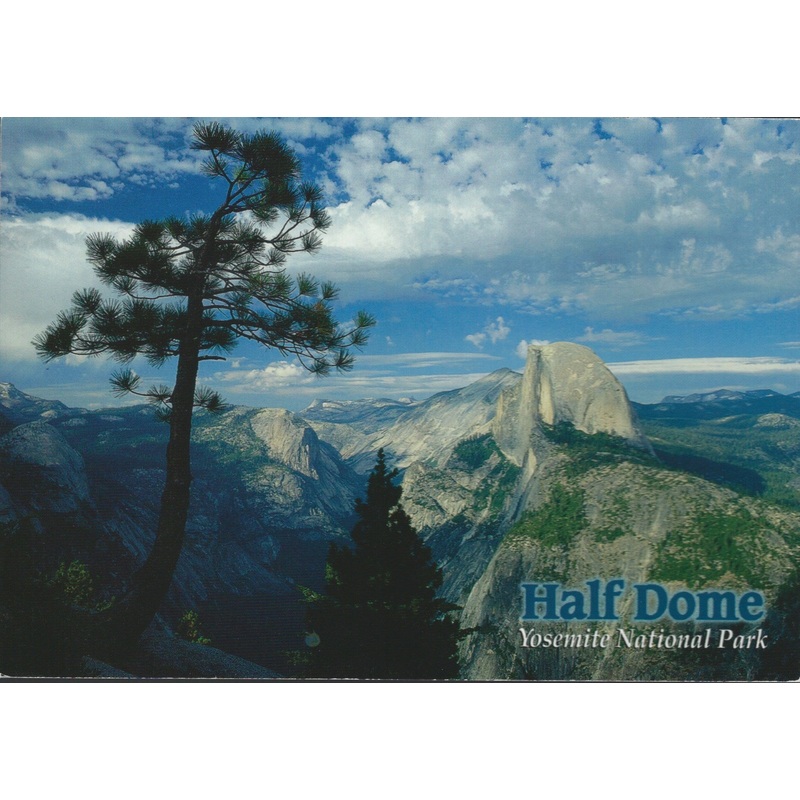 Yosemite Half Dome Postcard-QTY=50