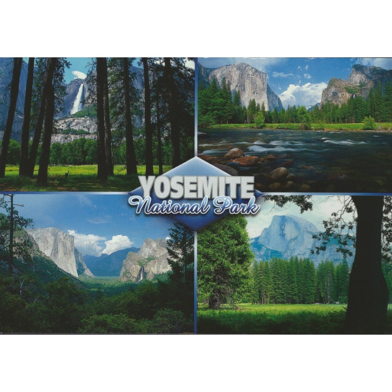 Yosemite National Park Collage Postcard-QTY=50