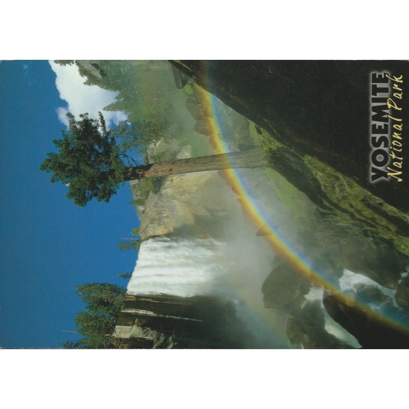 Yosemite Rainbow Postcard-QTY=50