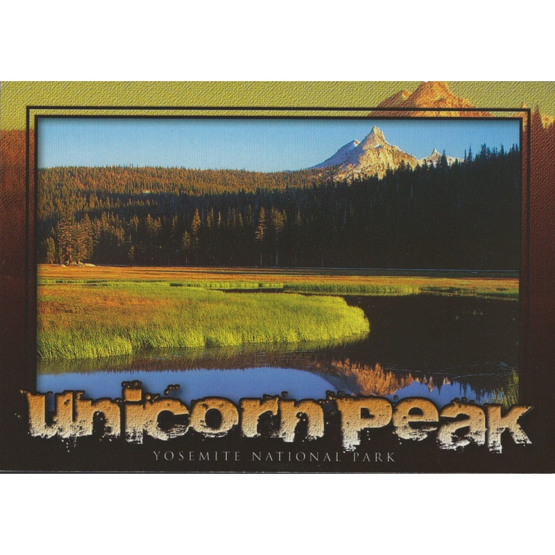 Yosemite Unicorn Peak Postcard-QTY=50