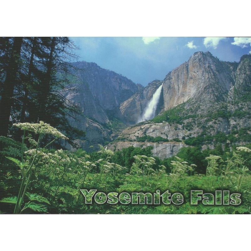 Yosemite Waterfall Postcard-QTY=50