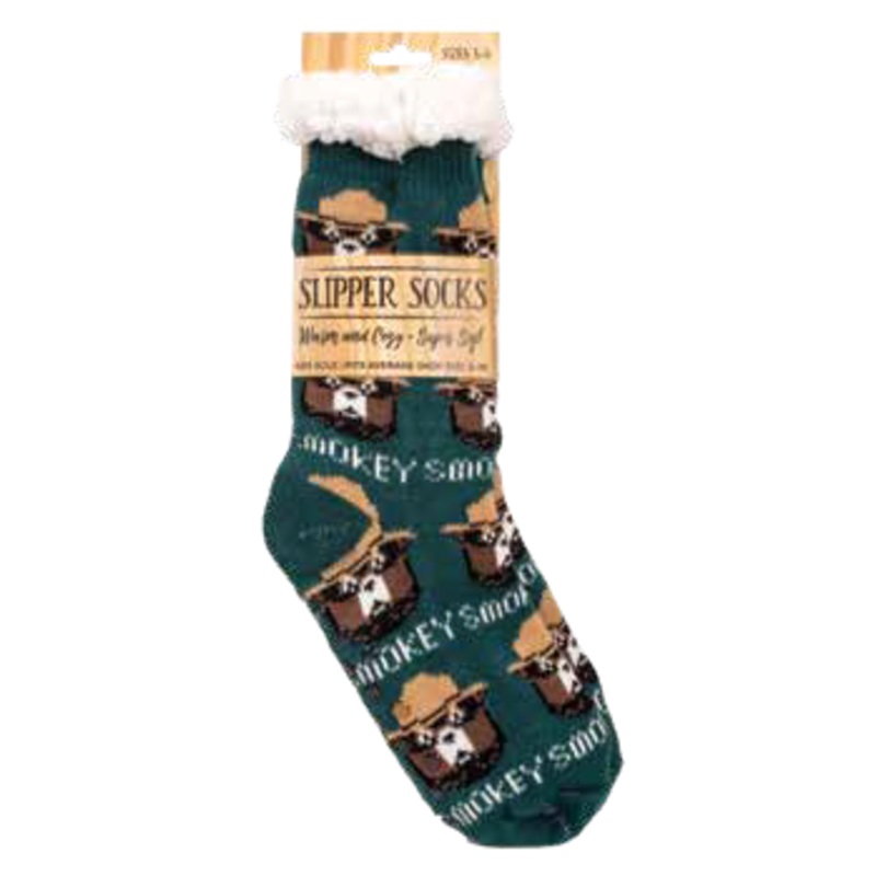 CLASSIC Smokey Green Slipper Socks