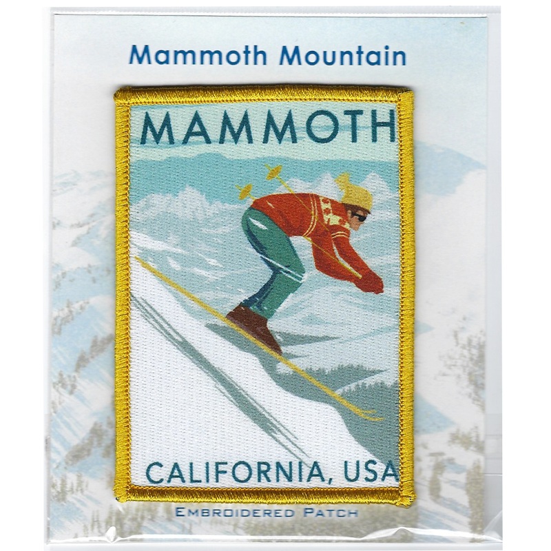 Mammoth Retro Skier Patch
