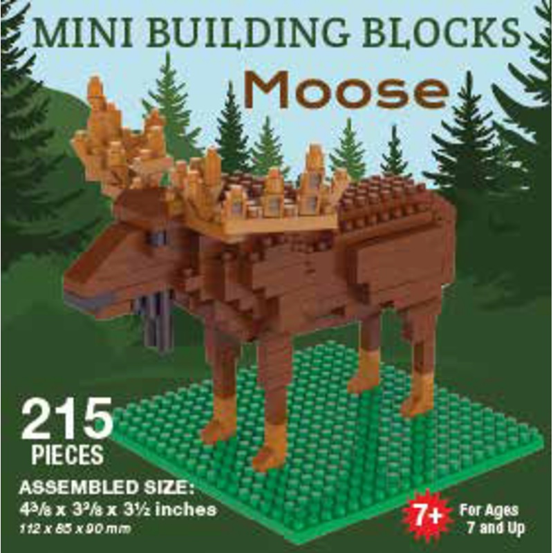 Mini Building Block Moose