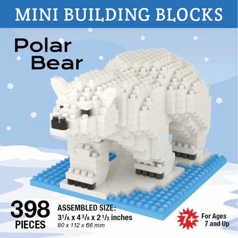 Mini Building Block Polar Bear