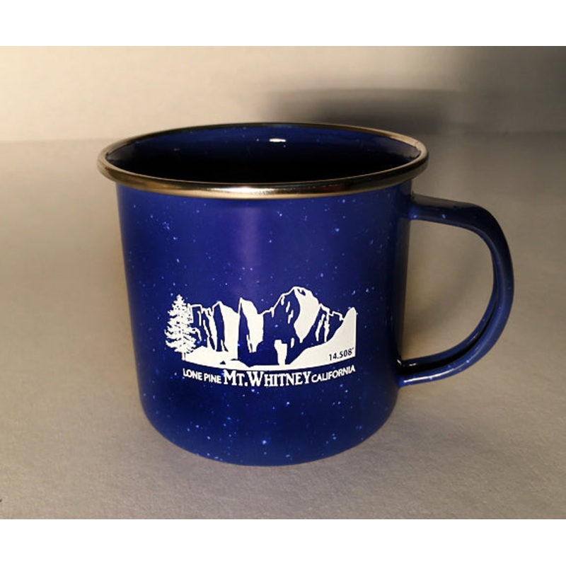 Mt. Whitney Enamel Camp Mug
