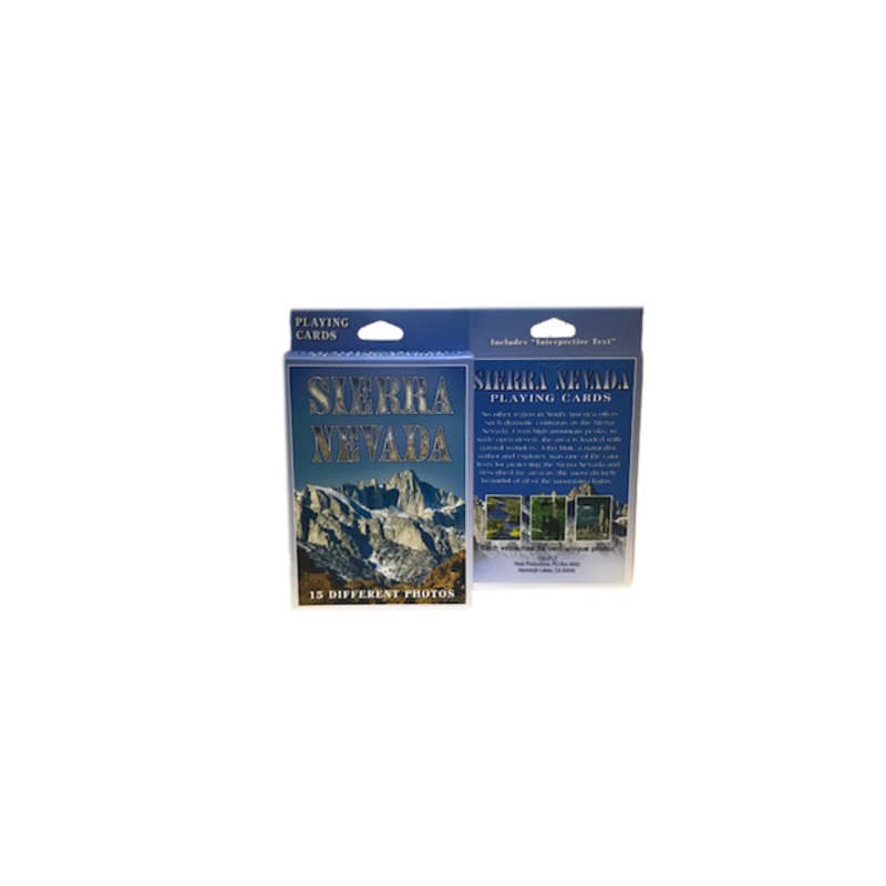 Sierra Nevada Mount Whitney Playing Cards