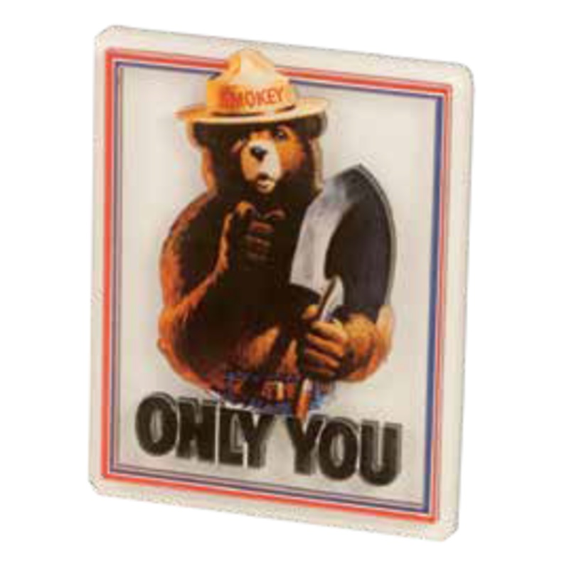 Smokey ONLY YOU 3D Acrylic Magnet