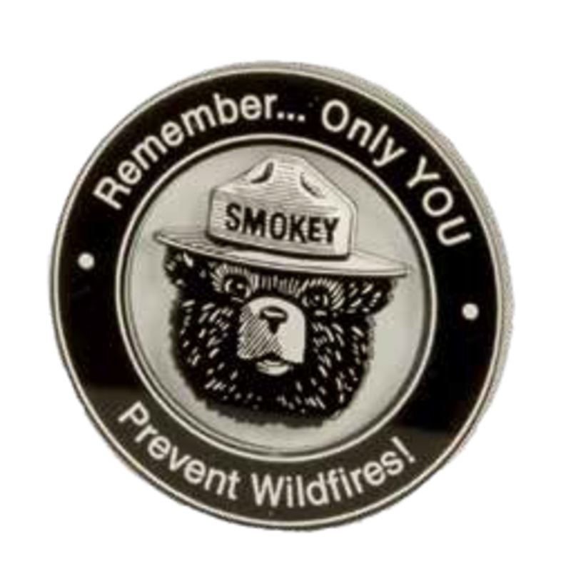 Smokey REMEMBER Logo 3D Acrylic Magnet