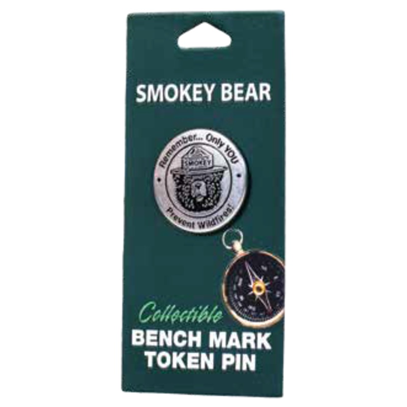 Smokey REMEMBER Logo Benchmark Pin