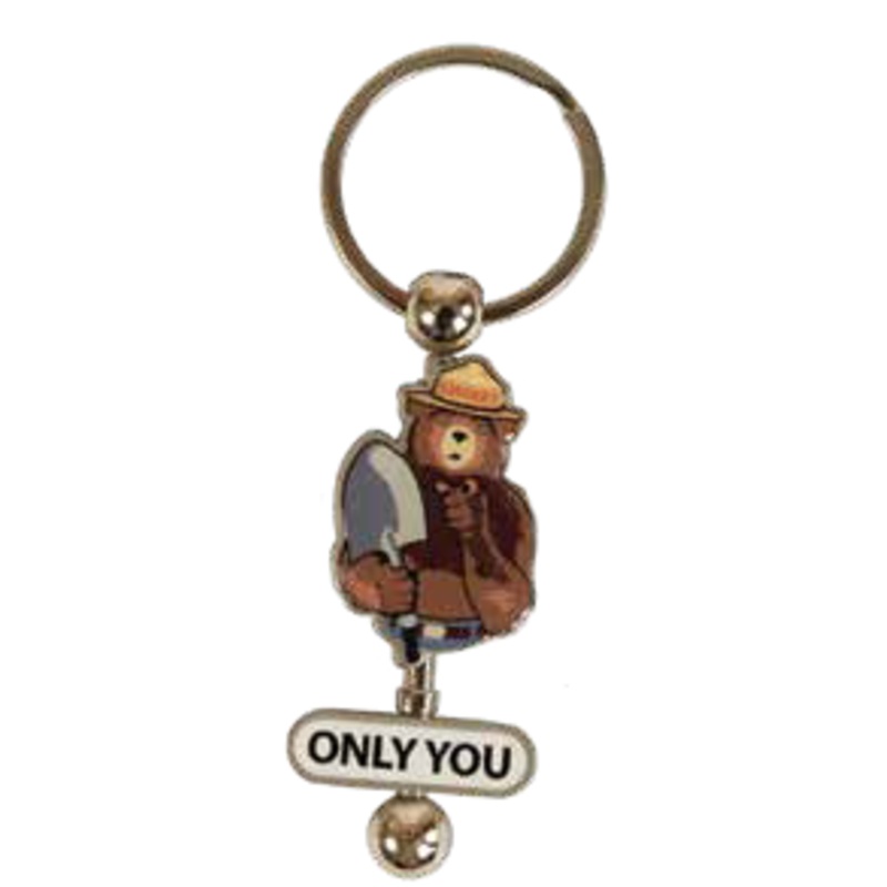 Smokey Spinner Pole Keychain