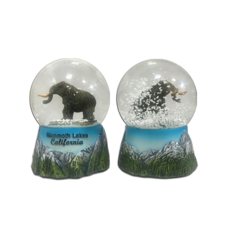 Woolly Mammoth Snow Globe