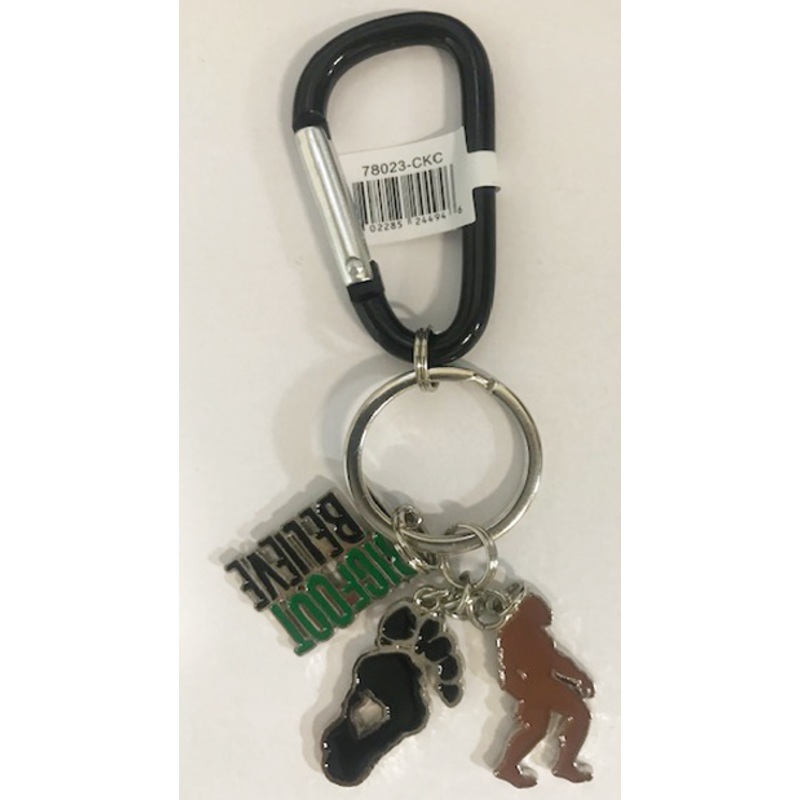 Bigfoot Charm Keychain