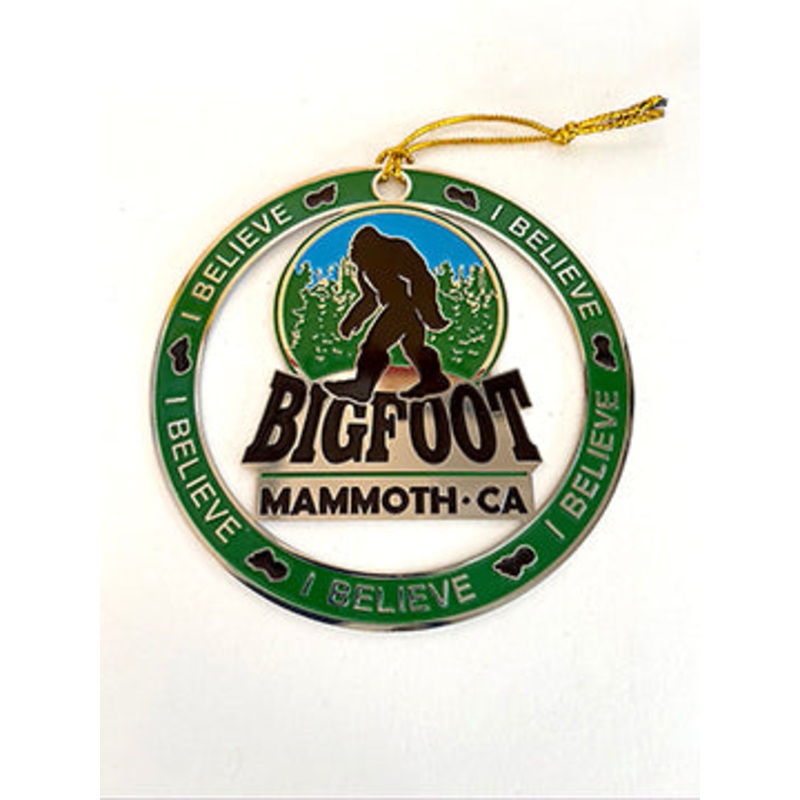Mammoth Lakes Bigfoot Ornament