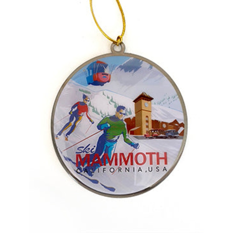 Mammoth Lakes Retro Main Lodge Ornament