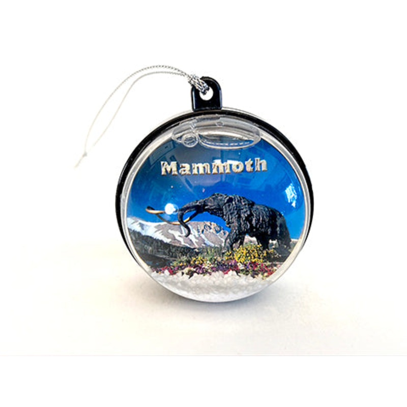 Mammoth Snowglobe Ornament