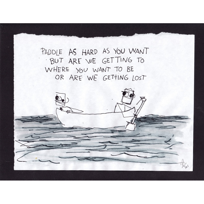 Paddle as hard as you want – original