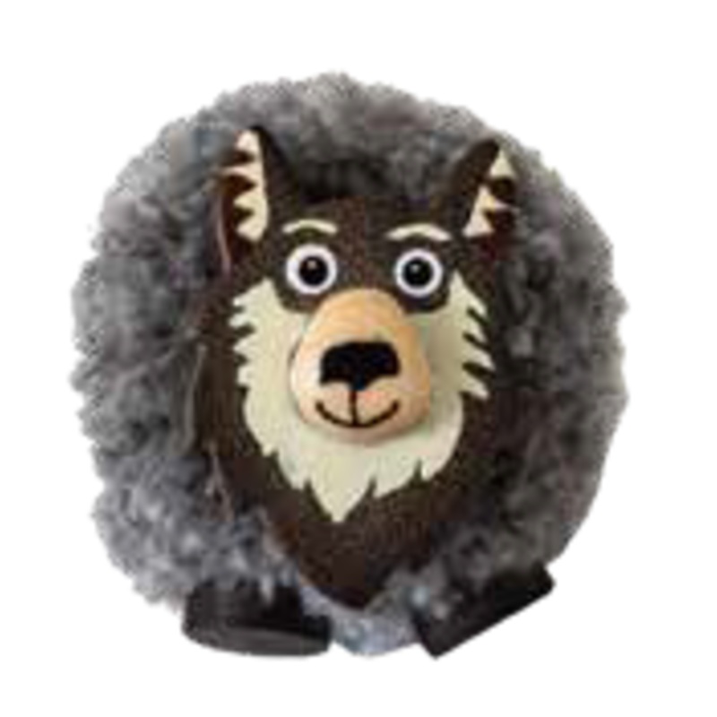 Pom Wolf Keychain