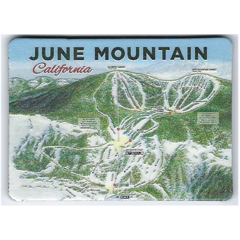 PVC Ski Trail Maps Magnet= QTY 12 Per Pack
