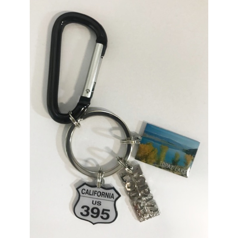 Topaz 395 Charm Keychain