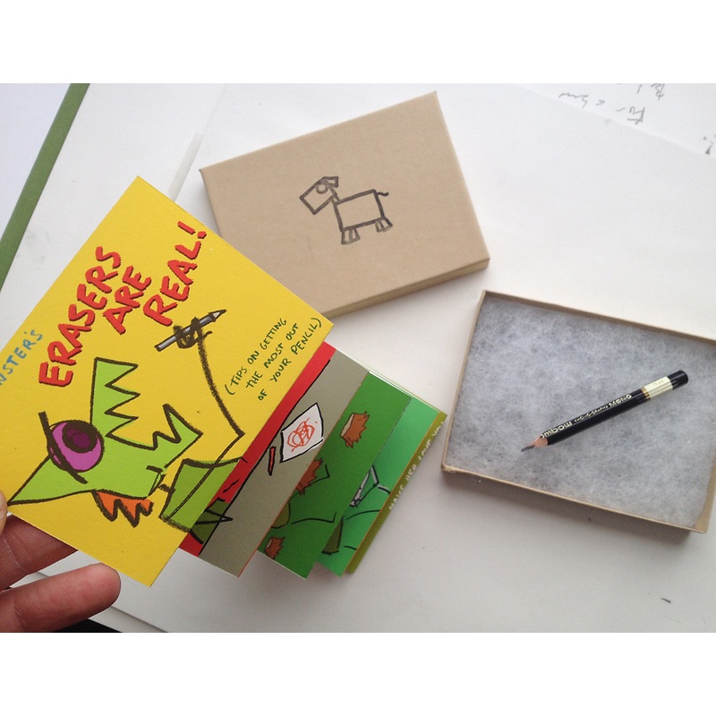 Used Pencil and Crazy Monster’s Erasers are Real