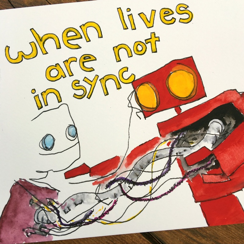 When lives are not in sync