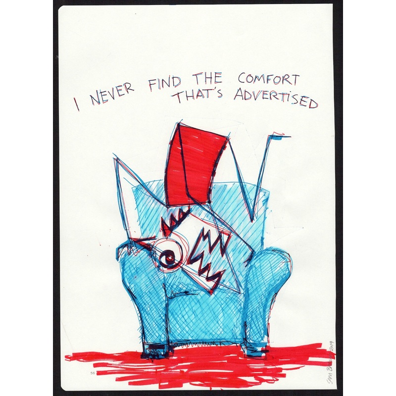I never find the comfort