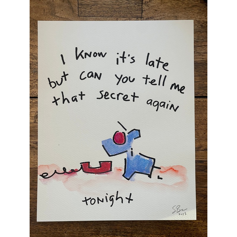 Tell me that secret again