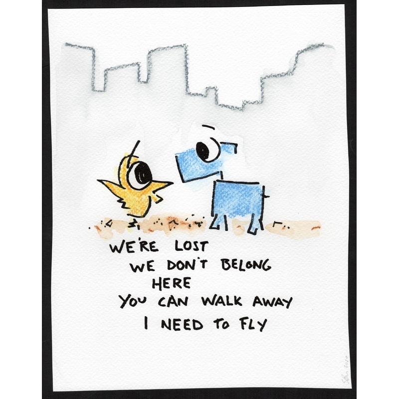 We’re lost, we don’t belong here