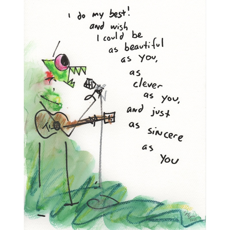As sincere as you