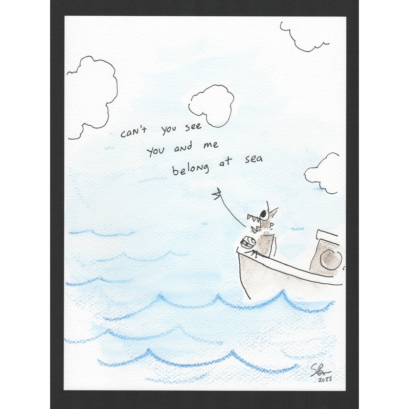Clam belongs at sea (Clam 007)